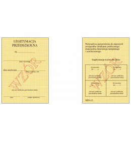 0079 Legitymacja dla dzieci niep. MEN-I/5