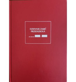 0092 Dziennik zajęć przedszkola GODZINOWY MEN I/1