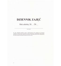 0097 Dziennik zajęć dodatkowych i kursów MEN -I/6