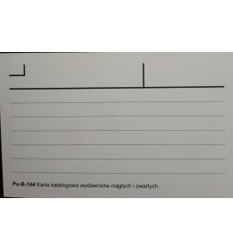 0147 Karta katalogowa (100 szt)