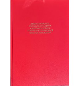 0166 imienna  ewidencja wydanych świadectw ukończenia szkoły