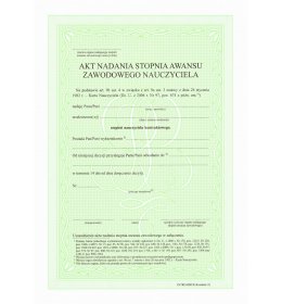 0804 Akt nadania stopnia awansu zaw. naucz.kontraktowego zał 4