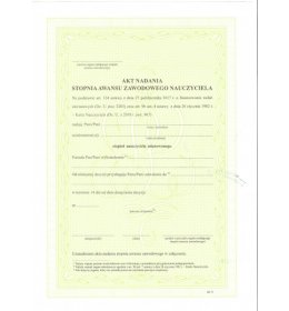 0808 Akt nadania stopnia awansu zaw. naucz. mianowanego zał.8