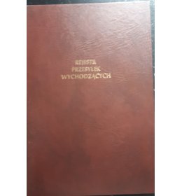 0855 Rejestr przesyłek wychodzących