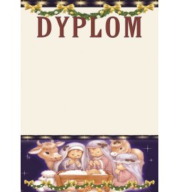 Dyplom Boże Narodzenie A904