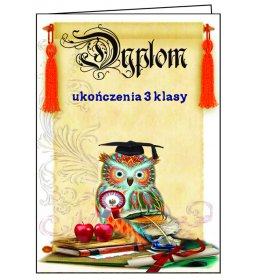 Dyplom ukończenia 3 klasy C599