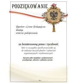 Podziękowanie A799