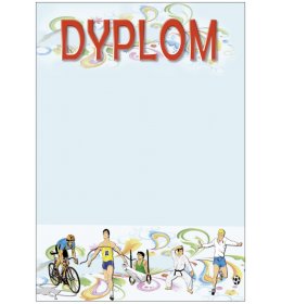Dyplom sportowy A1160
