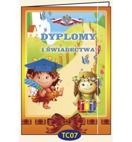 Teczka z gumką dyplomy i świadectwa TC07OLD