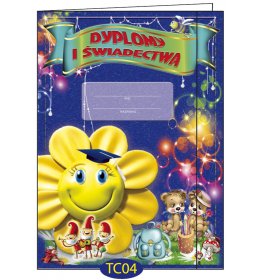 Teczka z gumką dyplomy i świadectwa TC04OLD
