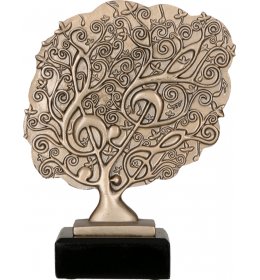 Trofeum muzyczne drzewo 21 cm RP83