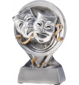 Trofeum teatr maski 15,5 cm RS701