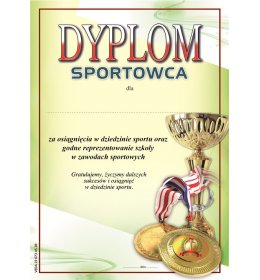 Dyplom sportowca A210