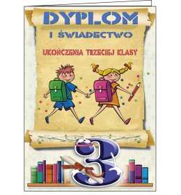 Teczka dyplom ukończenia 3 klasy TC1043