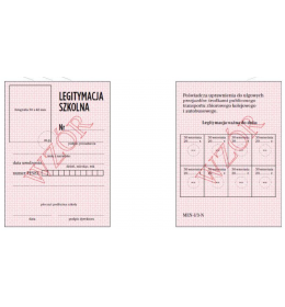 0078 Legitymacja dla niepełnosprawnych uczniów MEN-I/3-N