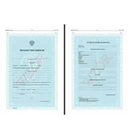 0068 Świadectwo promocyjne  MEN-I/5/1 
