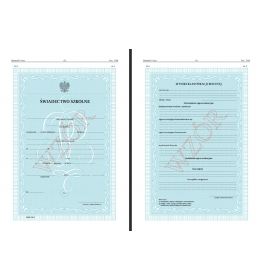 0056 Świadectwo promocyjne SP MEN-I/6/1