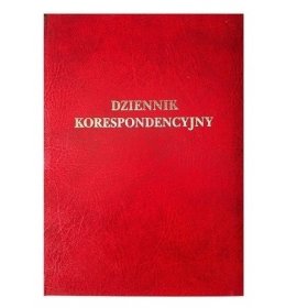 K08 Dziennik korespondencyjny (twarda oprawa)