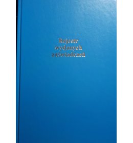 K10 Rejestr wydanych zaświadczeń