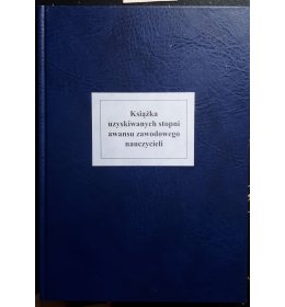K53 Księga uzyskanych stopni awanu zawodowego 