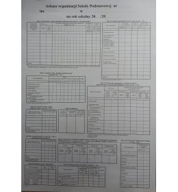 0118 Organizacja szkoły podstawowej (mniejszy)  format A3  MEN -VI/1