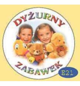 Znaczek Dyżurny zabawek E21