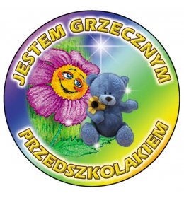 Znaczek Jestem grzecznym przedszkolakiem E222
