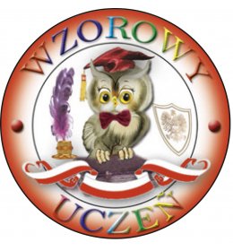 Znaczek Wzorowy uczeń E68