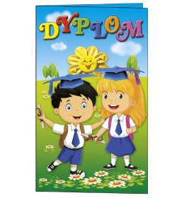 Dyplom ukończenia przedszkola mini teczka TC949