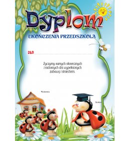 Dyplom ukończenia przedszkola A1169