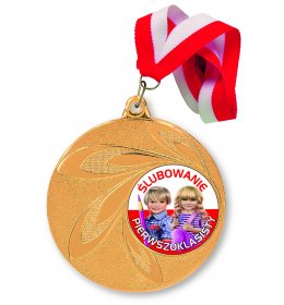 Medal ślubowanie pierwszoklasisty MD40