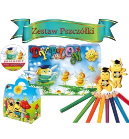 Zestaw pasowanie na ucznia (pszczółki)