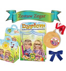 Zestaw pasowanie na ucznia (zegar)