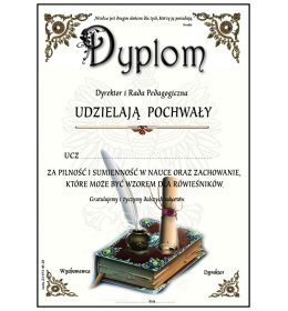 Dyplom pochwalny A203