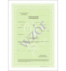 0089 Zaświadczenie o ukończeniu kursu