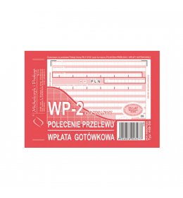 0501 Polecenie przelewu - bloczek samokopia