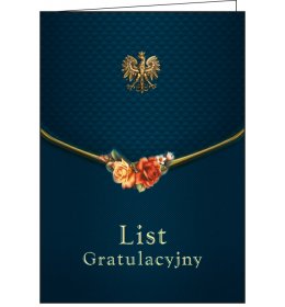 List gratulacyjny C1070