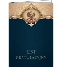 List gratulacyjny C1071