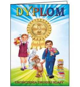 Teczka dyplom ukończenia 2 klasy TC1072