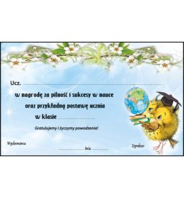 Dedykacja do nagrody książkowej J81