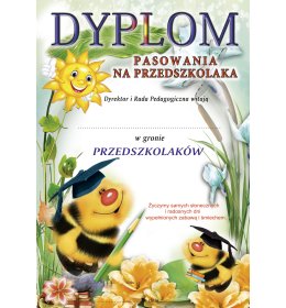 Dyplom pasowania na przedszkolaka B208