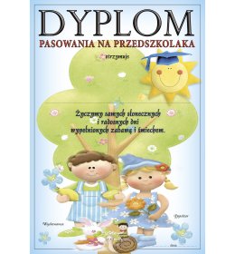 Dyplom pasowania na przedszkolaka B321