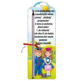 Zakładka do książki z ołówkiem BIL105