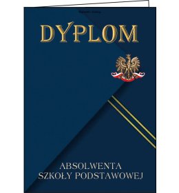 Dyplom absolwenta szkoły podstawowej C1075