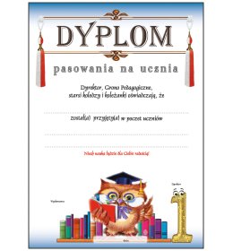 Dyplom pasowania na ucznia A103
