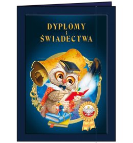 Teczka z gumką dyplomy i świadectwa TC114