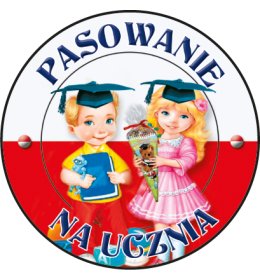 Znaczek pasowanie na ucznia E84