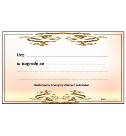 Dedykacja do nagrody książkowej J40