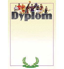 Dyplom sportowy A872