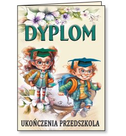 Dyplom ukończenia przedszkola TC144
